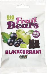 Gummibärchen (Teddybären) Apfel - schwarze Johannisbeere glutenfrei BIO 50 g - HOUSE OF DENMARK